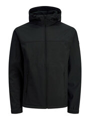 Meeste softshell jakk JJEMARVIN 12212363 Must hind ja info | Meeste joped | kaup24.ee