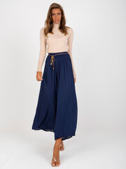 темно-синие классические женские брюки samanta цена и информация | Женские брюки | kaup24.ee