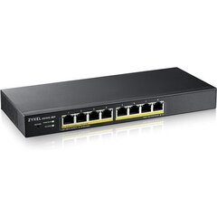 Zyxel GS1915-8EP Managed L2 Gigabit Ethernet (10/100/1000) Power over Ethernet (PoE) Black цена и информация | Коммутаторы (Switch) | kaup24.ee