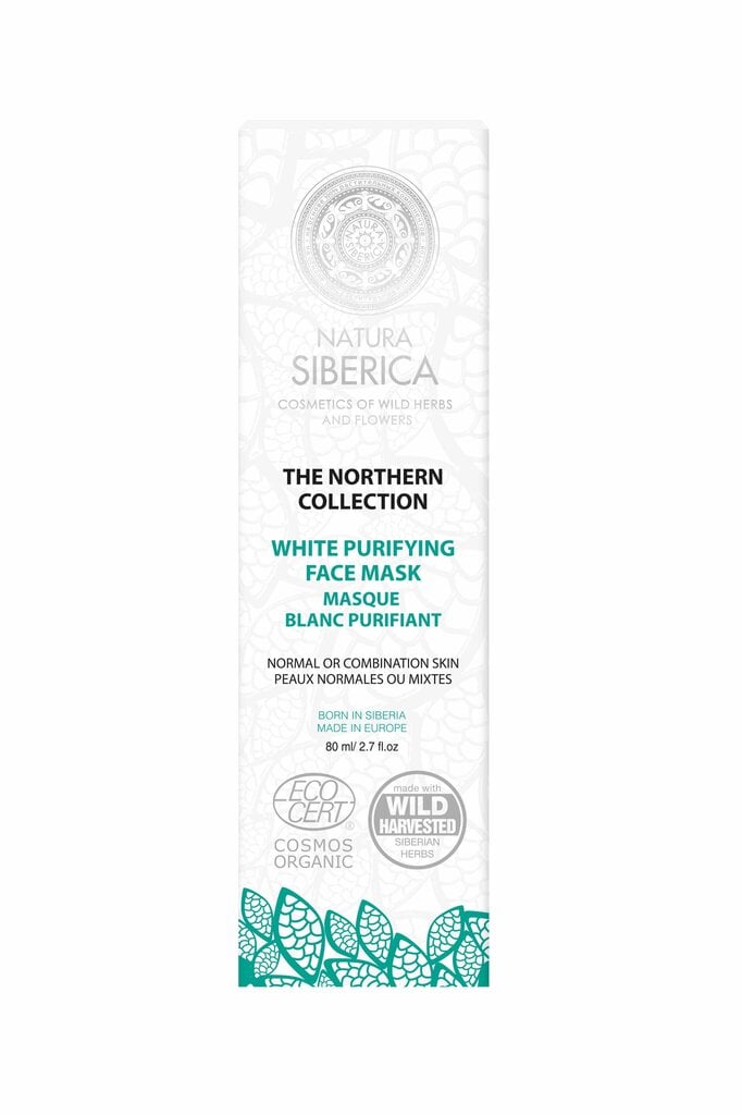 Puhastav näomask Natura Siberica Northern, 80 ml цена и информация | Näomaskid, silmamaskid | kaup24.ee