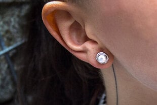 Beneto Hõbedast kõrvarõngad ehtsa pärliga TAGUP1585PS hind ja info | Kõrvarõngad | kaup24.ee