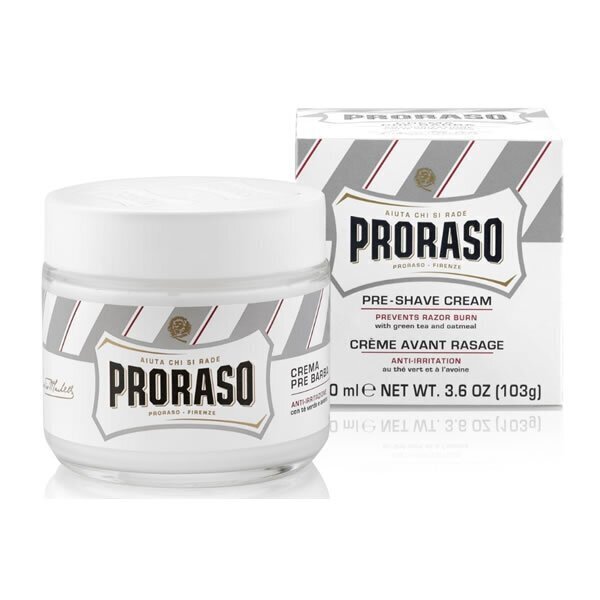 Proraso Raseerimiseelne ja järgne tundliku naha kreem Roheline tee 100 ml цена и информация | Raseerimisvahendid | kaup24.ee