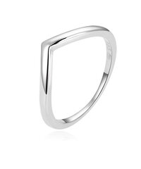 Минималистское серебряное кольцо Beneto AGG445L цена и информация | Кольцо | kaup24.ee