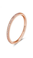 Rosato Minimalistlik pronkssõrmus Allegra RZA030 tsirkoonidega hind ja info | Sõrmused | kaup24.ee