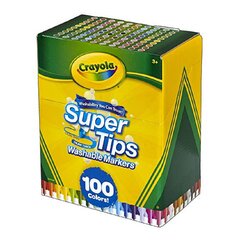 Набор маркеров Super Tips Crayola 58-5100, 100 шт. цена и информация | Принадлежности для рисования, лепки | kaup24.ee