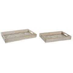 Kandikute komplekt DKD Home Decor Mangopuit (2 pcs) (43 x 27 x 5 cm) (38 x 23 x 5 cm) цена и информация | Сварочные аппараты, паяльники | kaup24.ee