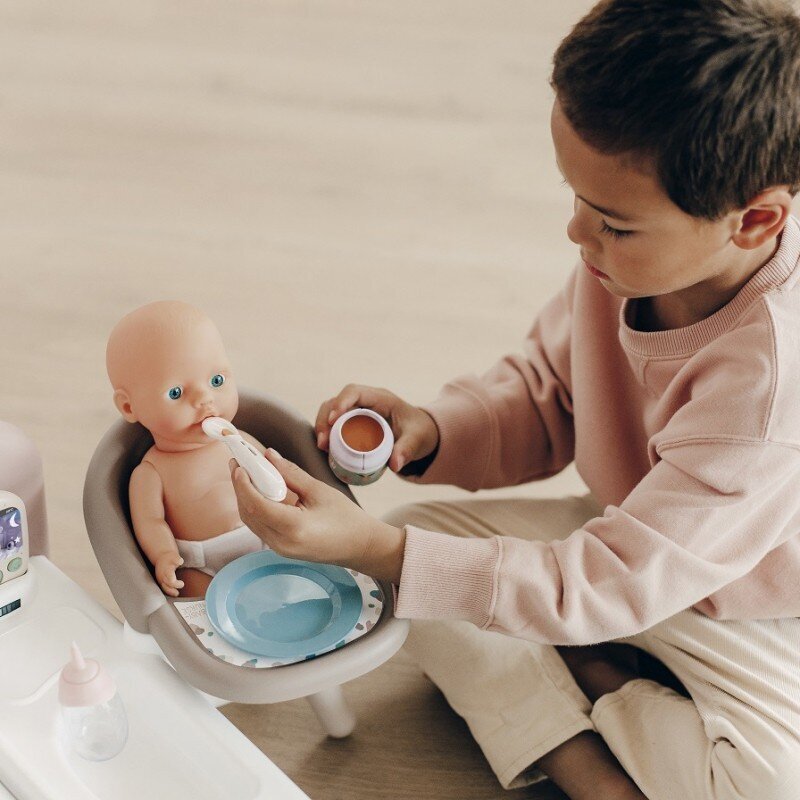 SMOBY beebiõde elektrooniline lapsehoidja + nukk hind ja info | Tüdrukute mänguasjad | kaup24.ee
