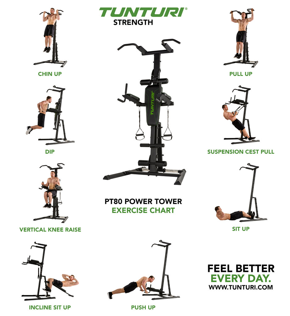 Treeningmasin Tunturi PT80 hind ja info | Lõuatõmbekangid | kaup24.ee