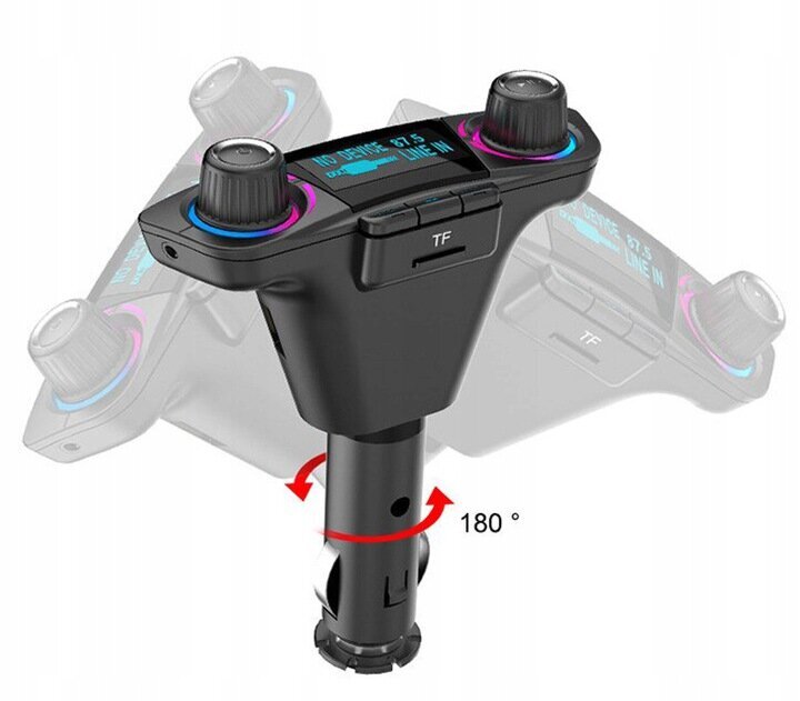 BT06 autosaatja, FM-modulaator, autokomplekt käed-vabad, MP3 цена и информация | FM modulaatorid, FM trasmitterid | kaup24.ee