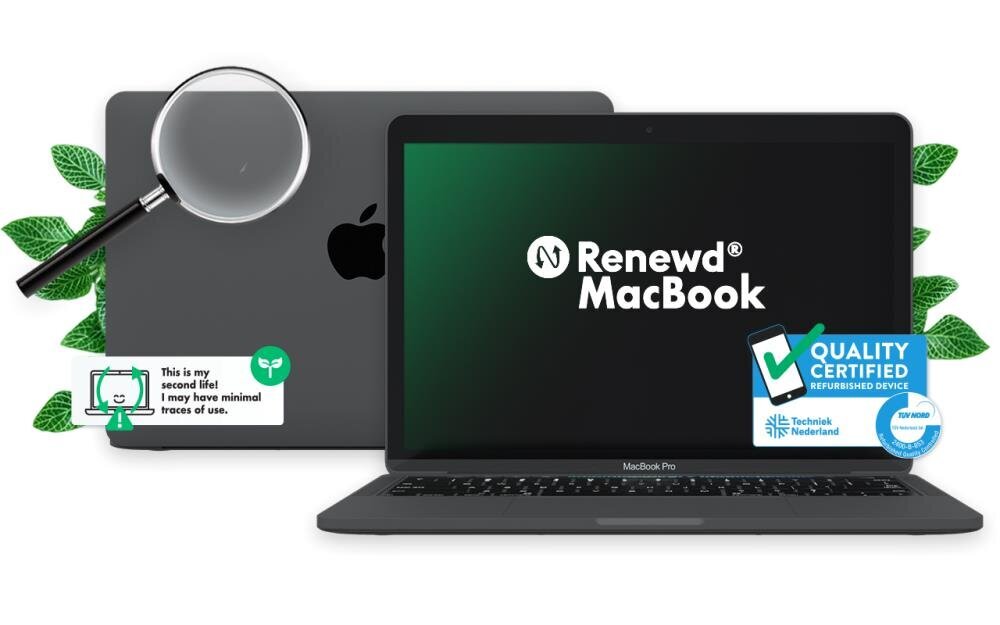 Notebook|RENEWD|MacBook Pro|2300 MHz|13.3&#34;|2560x1600|RAM 8GB|DDR3|SSD 128GB|Intel Iris Plus 640|Integrated|ENG|macOS Sierra|Space Gray|1.37 kg|RND-MPXQ2 цена и информация | Sülearvutid | kaup24.ee