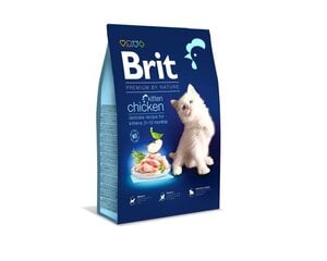 Brit Dry Premium By Nature kassipoegadele koos kanaga, 300 g цена и информация | Сухой корм для кошек | kaup24.ee