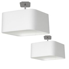 Laevalgusti NAPOLI WHITE/CHROME 1xE27 цена и информация | Потолочные светильники | kaup24.ee