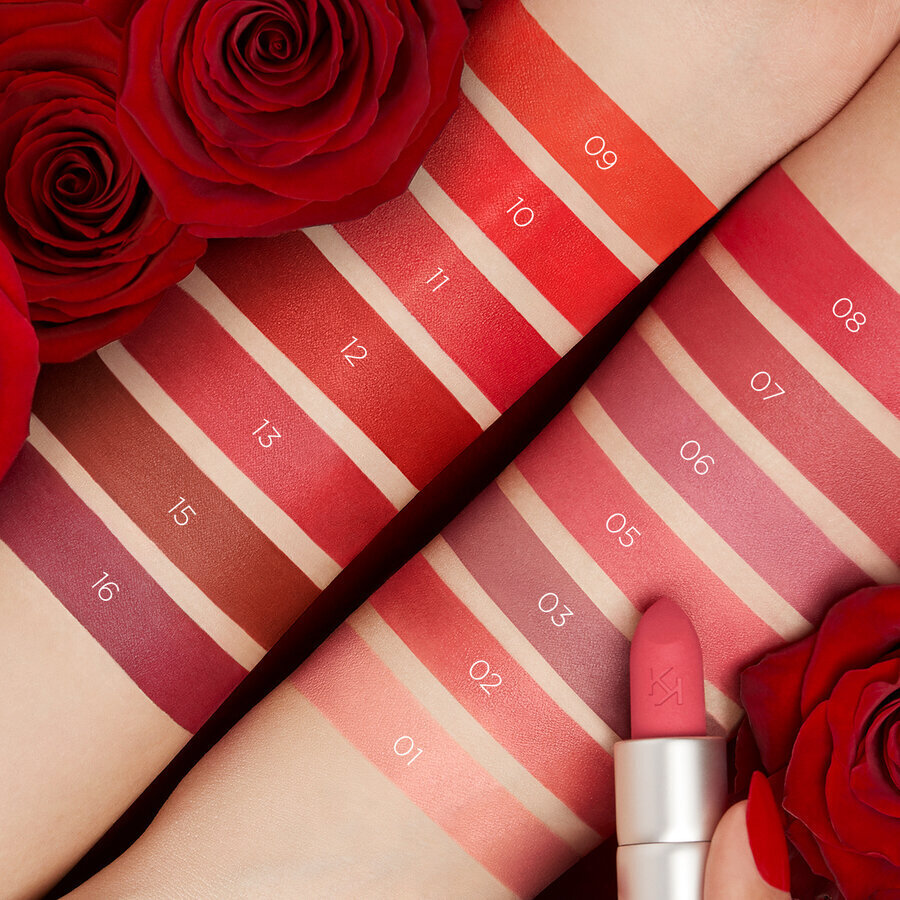 Matt huulepulk Kiko Milano Powder Power Lipstick, 11 Scarlet Rose цена и информация | Huulepulgad, -läiked, -palsamid, vaseliin | kaup24.ee