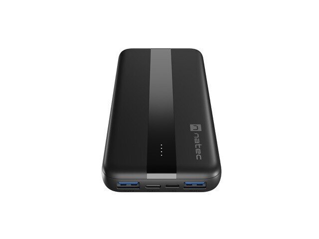 Natec PowerBank Trevi Slim Q 10000mAh 2x USB + USB-C hind ja info | Akupangad | kaup24.ee