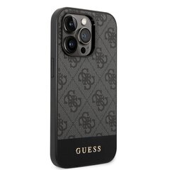 Guess 4G Stripe Case for iPhone 14 Pro Max Grey hind ja info | Telefoni kaaned, ümbrised | kaup24.ee
