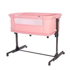 Mänguaedik - voodi Lorelli Crib Milano 2in1, Pink hind ja info | Reisivoodid, mänguaedikud | kaup24.ee