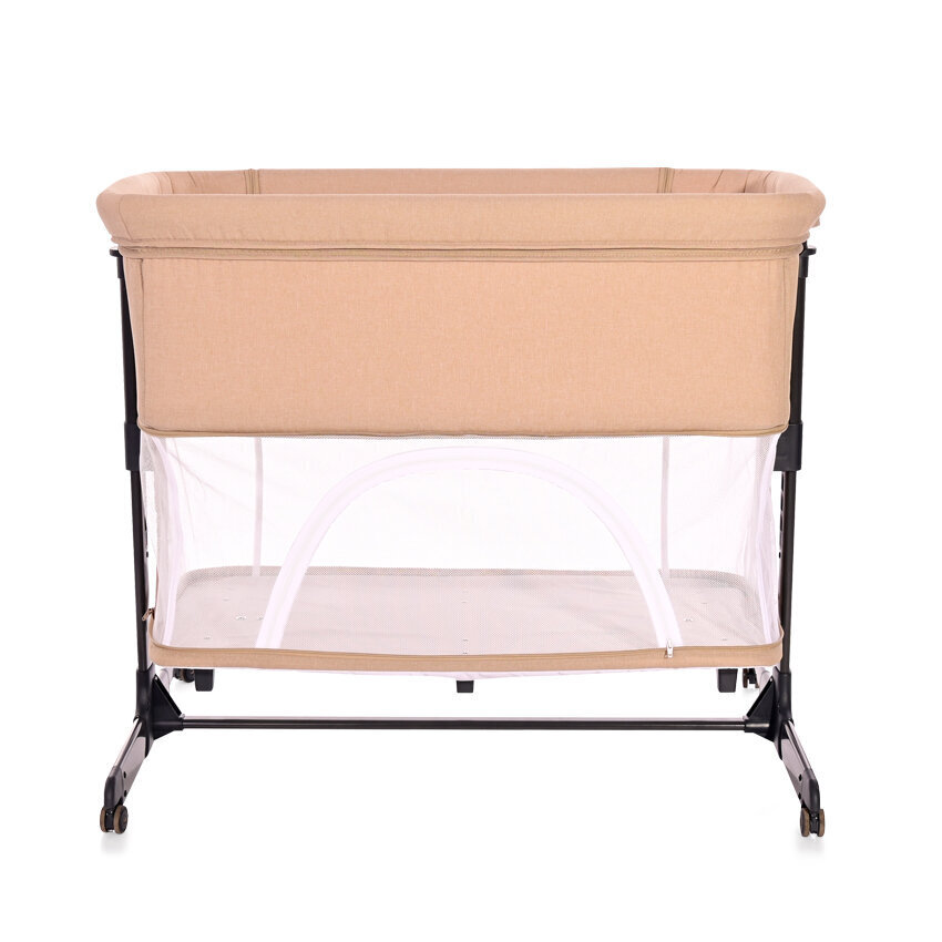 Mänguaedik - voodi Lorelli Crib Milano 2in1, Beige hind ja info | Reisivoodid, mänguaedikud | kaup24.ee