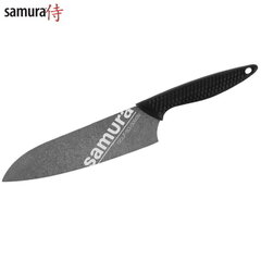 Универсальный кухонный нож Santoku Samura Golf Stonewash, 180 мм цена и информация | Ножи и аксессуары для них | kaup24.ee