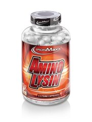 Пищевая добавка IronMaxx Amino Lysine, 130 капсул цена и информация | Аминокислоты | kaup24.ee