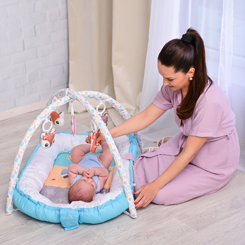 Mängumatt Lorelli Baby Nest, Pink hind ja info | Tegelustekid | kaup24.ee