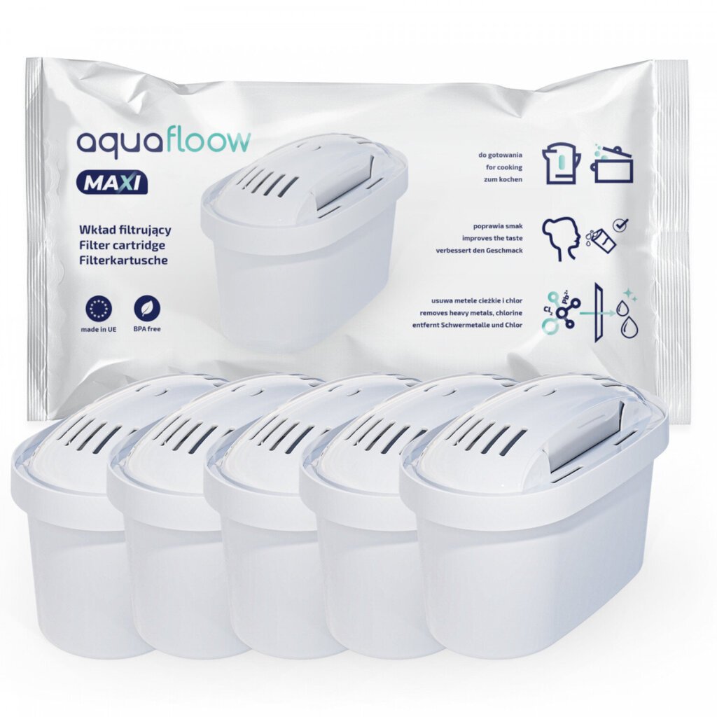 Aquaflow Brita Maxtra, Dafi Unimax 5 tk. hind ja info | Filterkannud ja filtrid | kaup24.ee