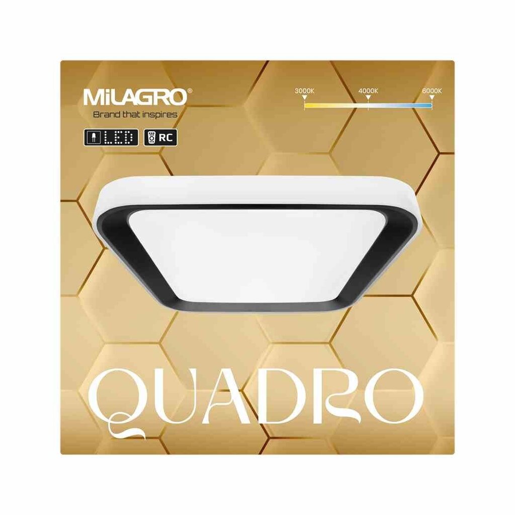 Eko-Light Eko-Light laelamp QUADRO WHITE 38W QUADRO BLACK 38W цена и информация | Laelambid | kaup24.ee