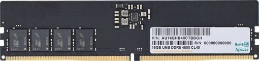 Apacer DDR5, 16 GB, 4800MHz, CL40 (FL.16G2A.PTH) hind ja info | Operatiivmälu (RAM) | kaup24.ee