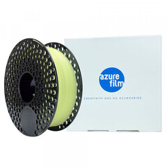 Hõõgniit 3D-printerile AzureFilm- Pimedas helendav 1 kg, PLA 1,75 mm hind ja info | Printeritarvikud | kaup24.ee
