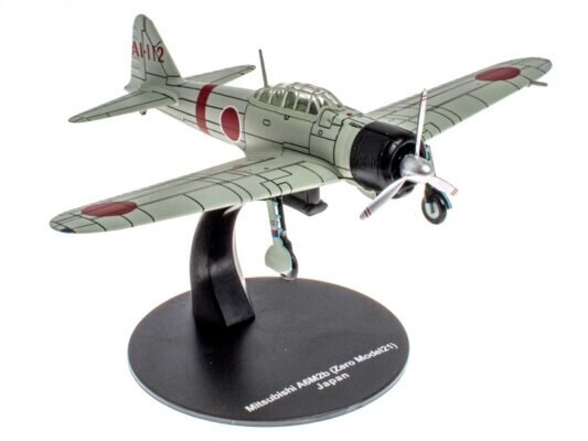 Mitsubishi A6M2b Zero Model21 Japan ATLAS 1:72 цена и информация | Mudelautode kollektsioneerimine | kaup24.ee