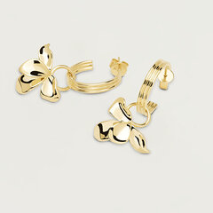 Красивые позолоченные серьги кольца Pdpaola Ivy Gold AR01-185-U цена и информация | Серьги | kaup24.ee