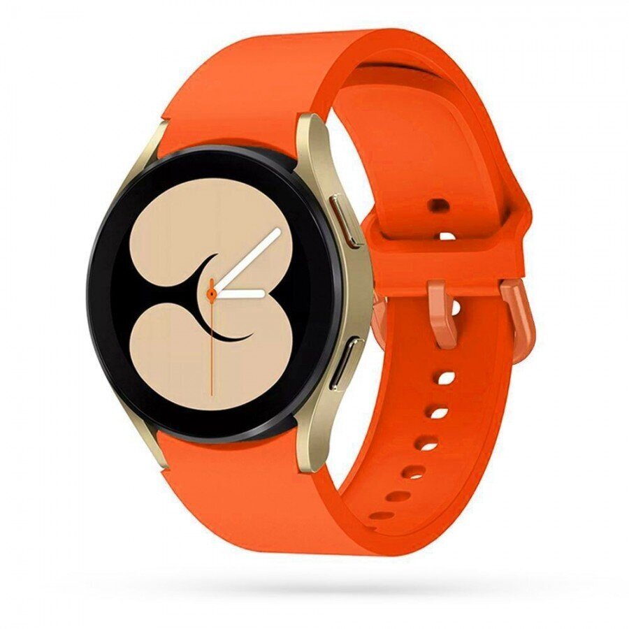 Nutikas kellarihm ICONBAND Samsung Galaxy Watch 4 / 5 / 5 PRO (40 / 42 / 44 / 45 / 46 MM) , oranž hind ja info | Nutikellade ja nutivõrude tarvikud | kaup24.ee