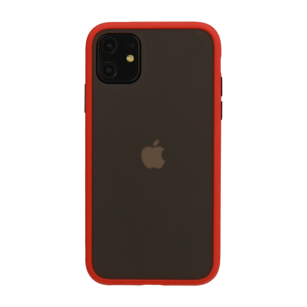 Telefoniümbris Color Button - iPhone XR , punane hind ja info | Telefoni kaaned, ümbrised | kaup24.ee