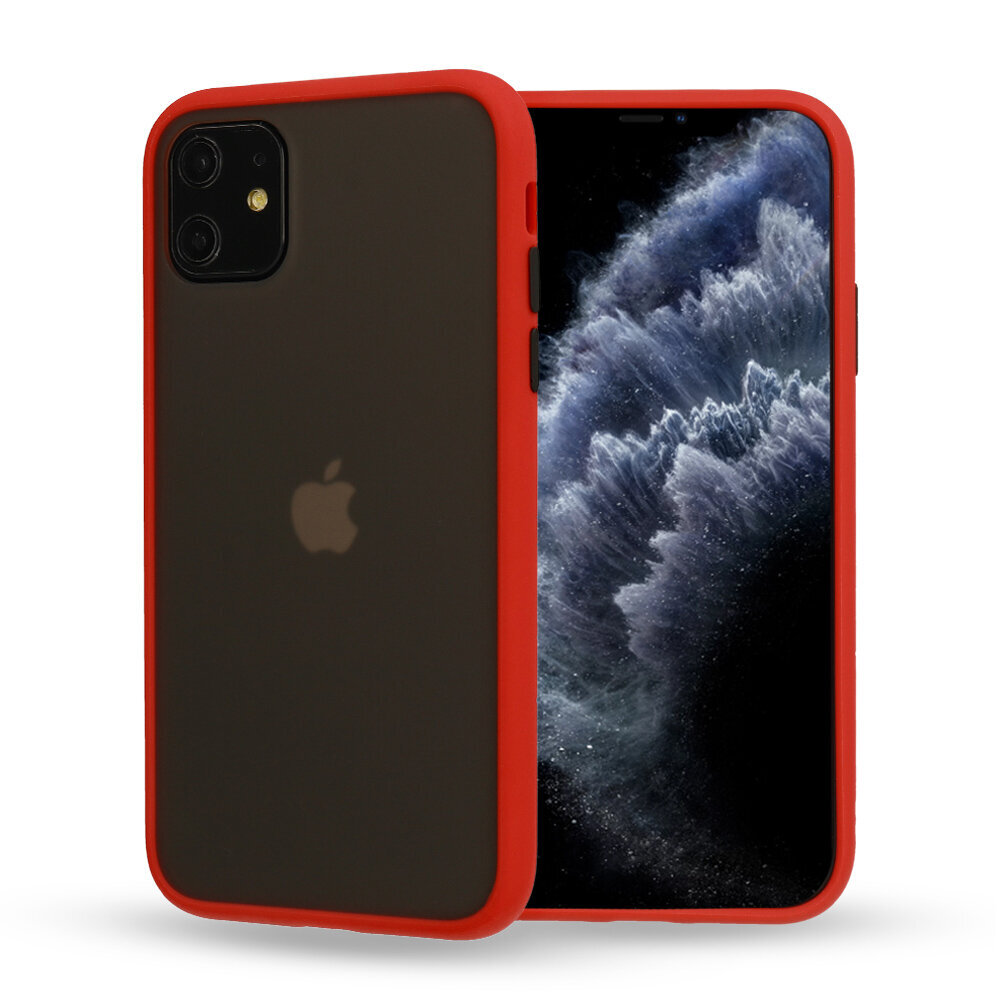 Telefoniümbris Color Button - iPhone XR , punane hind ja info | Telefoni kaaned, ümbrised | kaup24.ee