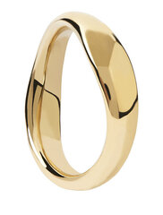 PDPAOLA Peen kullatud hõbesõrmus PIROUETTE kuldsõrmus AN01-462 hind ja info | Sõrmused | kaup24.ee