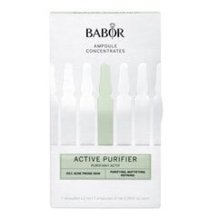 Ampullid probleemse näonaha sügavpuhastuseks Babor Active Purifier, 7 x 2 ml. цена и информация | Сыворотки для лица, масла | kaup24.ee