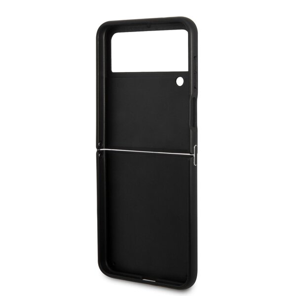 Karl Lagerfeld PU Saffiano Ikonik Case for Samsung Galaxy Z Flip 4 Black tagasiside