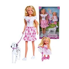 Набор кукол Штеффи и Эви, Simba цена и информация | Игрушки для девочек | kaup24.ee
