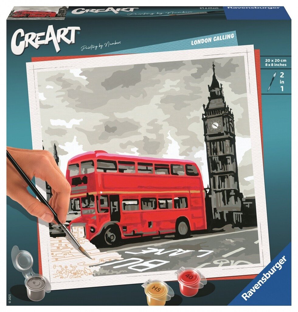 Ravensburger Polska Pilt CreArt London цена и информация | Maalid numbri järgi | kaup24.ee