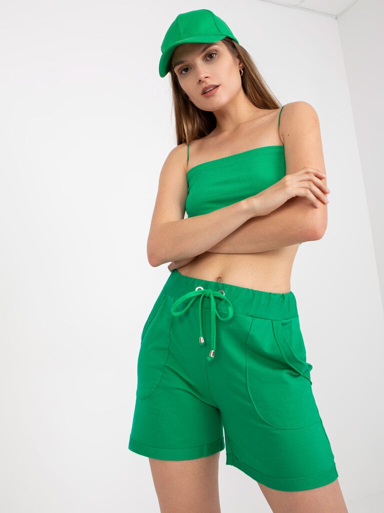 Naiste rohelised lühikesed püksid hind ja info | Naiste lühikesed püksid | kaup24.ee