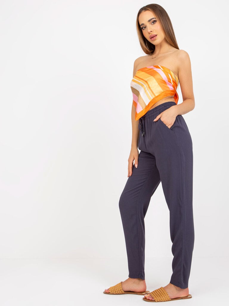 Naiste kangast grafiitpüksid hind ja info | Naiste püksid | kaup24.ee