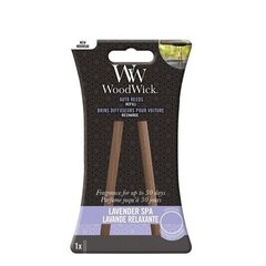 WoodWick Auto Reeds Refill Lavender Spa - Replacement car incense sticks цена и информация | Освежители воздуха для салона | kaup24.ee