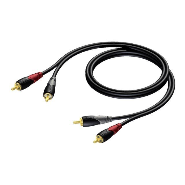 PROCAB KAABEL 2X RCA / CINCH MALE -2X RCA / CINCH MALE 1,5 цена и информация | Kaablid ja juhtmed | kaup24.ee