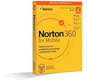 Norton 360 Mobile PL 1 kasutaja, 1 seade, 1 aasta 21426915 hind ja info | Viirusetõrjed | kaup24.ee
