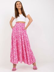 расклешенная макси-юбка бело-розового цвета для лета rue paris цена и информация | Юбка | kaup24.ee