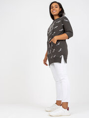 свободная блузка цвета хаки больших размеров marianna цена и информация | Женские блузки, рубашки | kaup24.ee