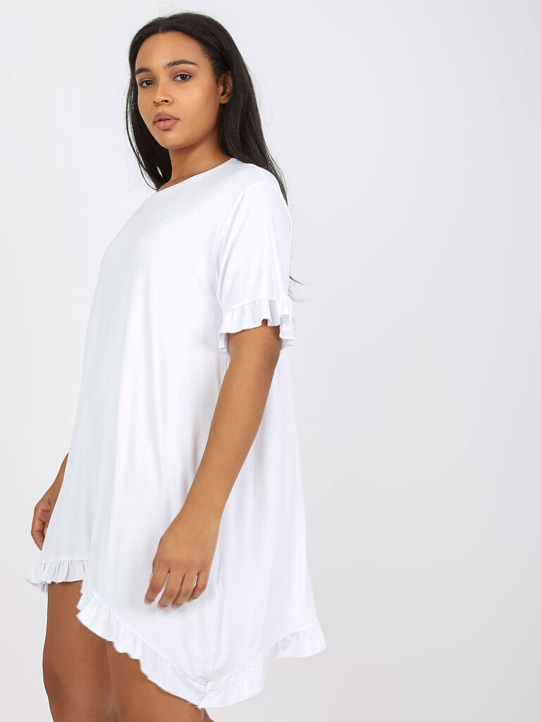 Naiste valge pluss suuruses kleit hind ja info | Kleidid | kaup24.ee