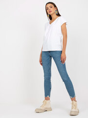 Naiste valge tavaline T-särk hind ja info | Naiste pluusid, särgid | kaup24.ee