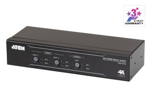 ATEN 2x2 tõeline 4k HDMI maatrikslüliti VM0202HB hind ja info | Aten Arvutid ja IT- tehnika | kaup24.ee