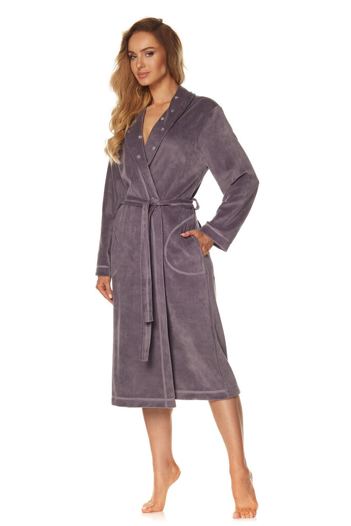 Naiste hommikumantel L&L 2085 Flow, pruun hind ja info | Naiste hommikumantlid | kaup24.ee