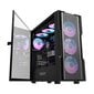 Darkflash DK431 Mesh Computer case (Black) hind ja info | Arvutikorpused | kaup24.ee